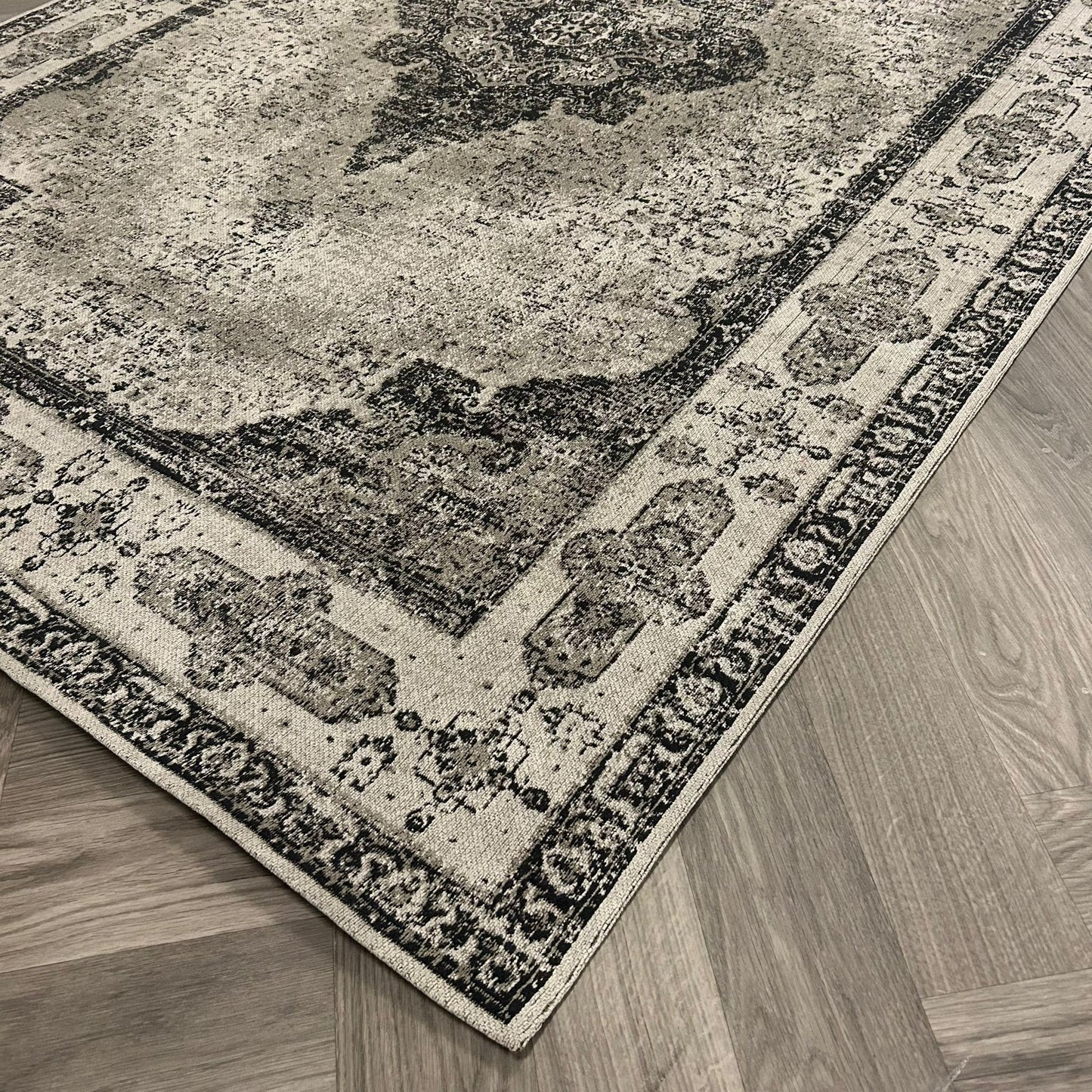 Brinker Retro Charcoal Vloerkleed - 160x240cm