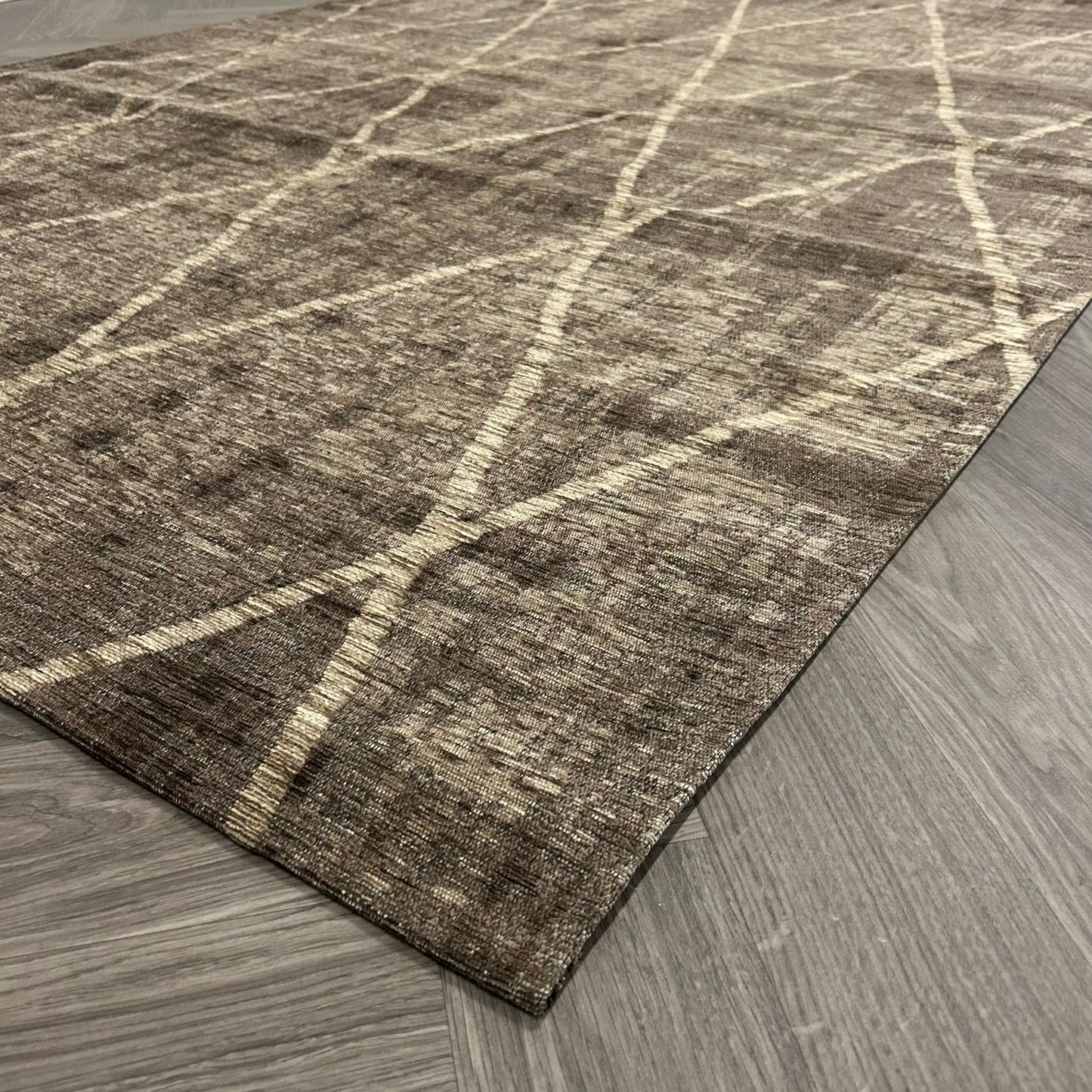 Brinker Cross Diamo Brown Vloerkleed - 155x230cm