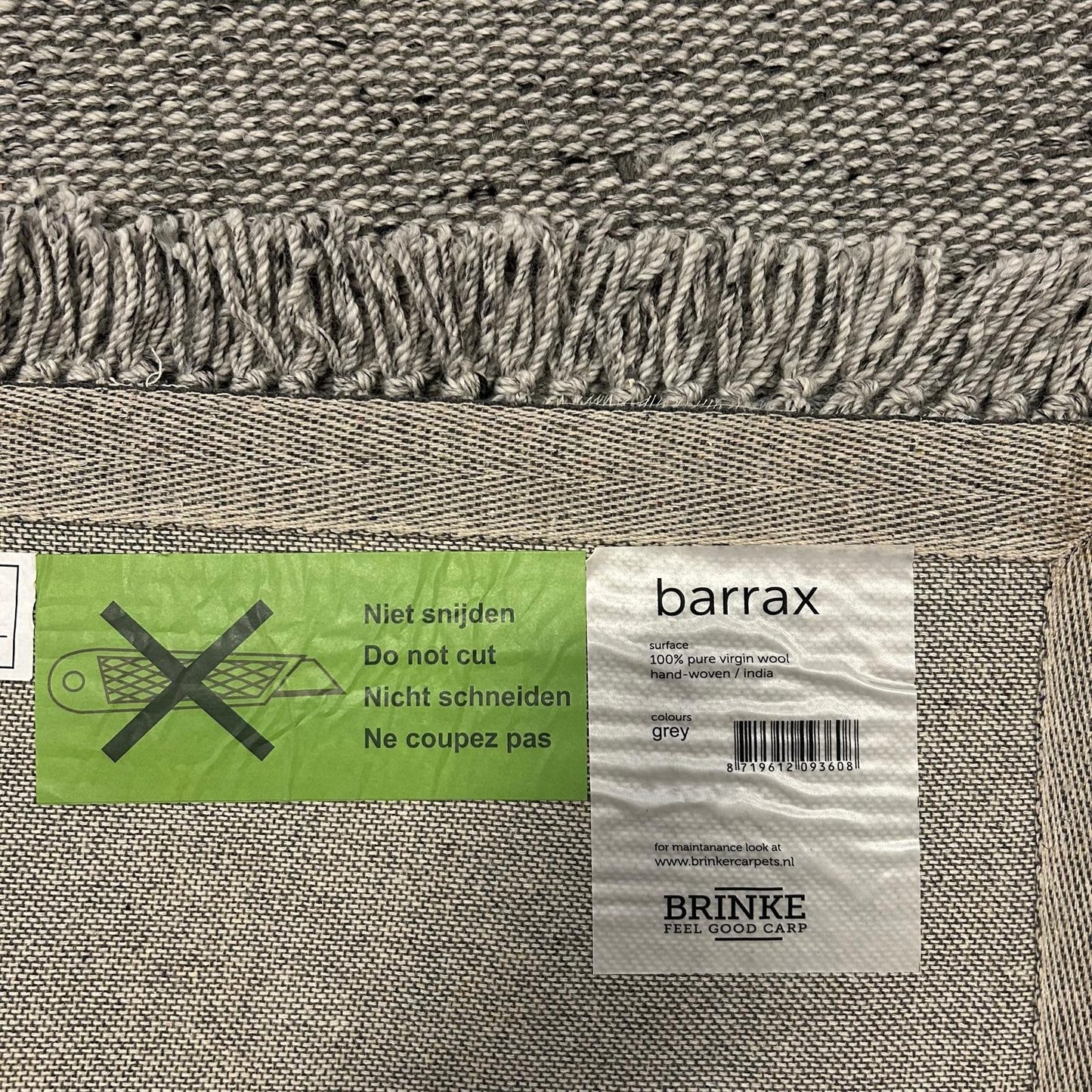 Brinker Barrax Grey Vloerkleed - 200x300cm