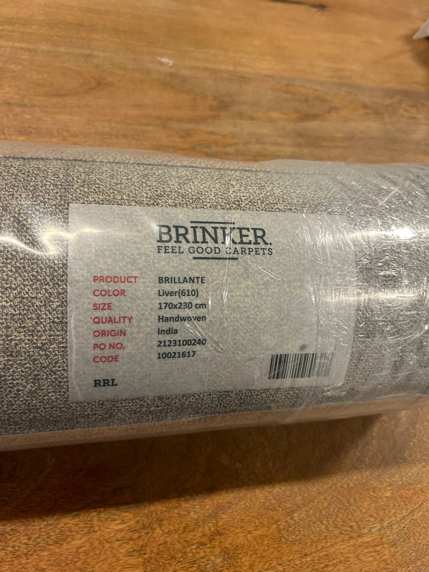 Brinker Brillante - Liver - 170x230cm
