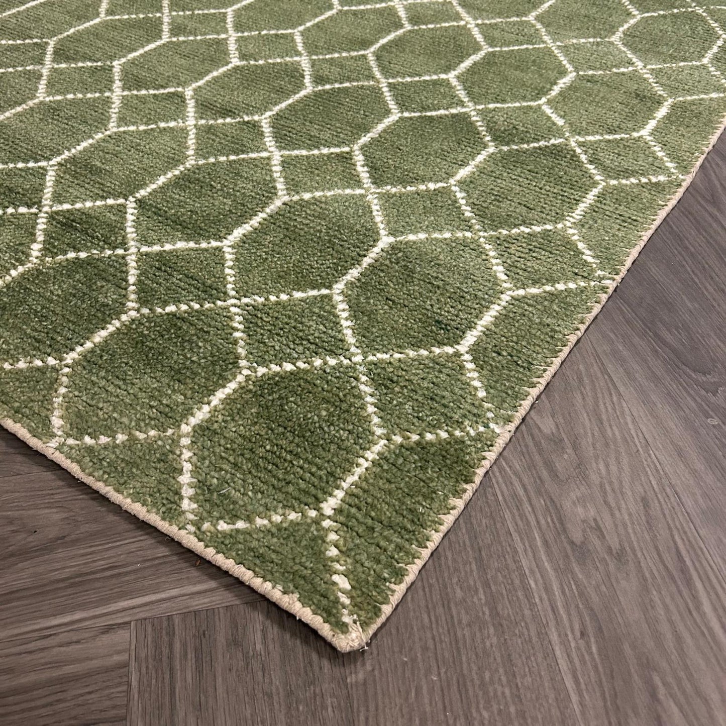 Brinker Laatz Green Vloerkleed - 240x340cm