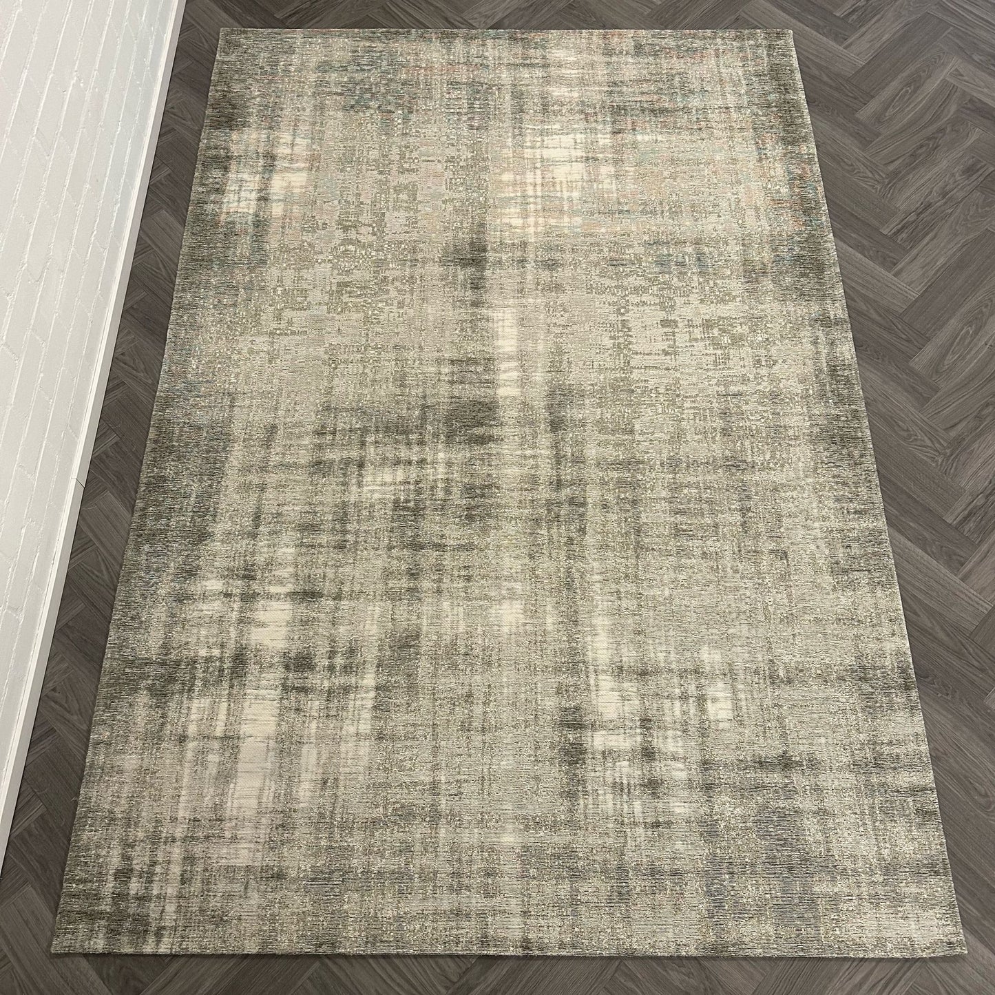 Brinker Grunge Silver Vloerkleed - 170x225cm