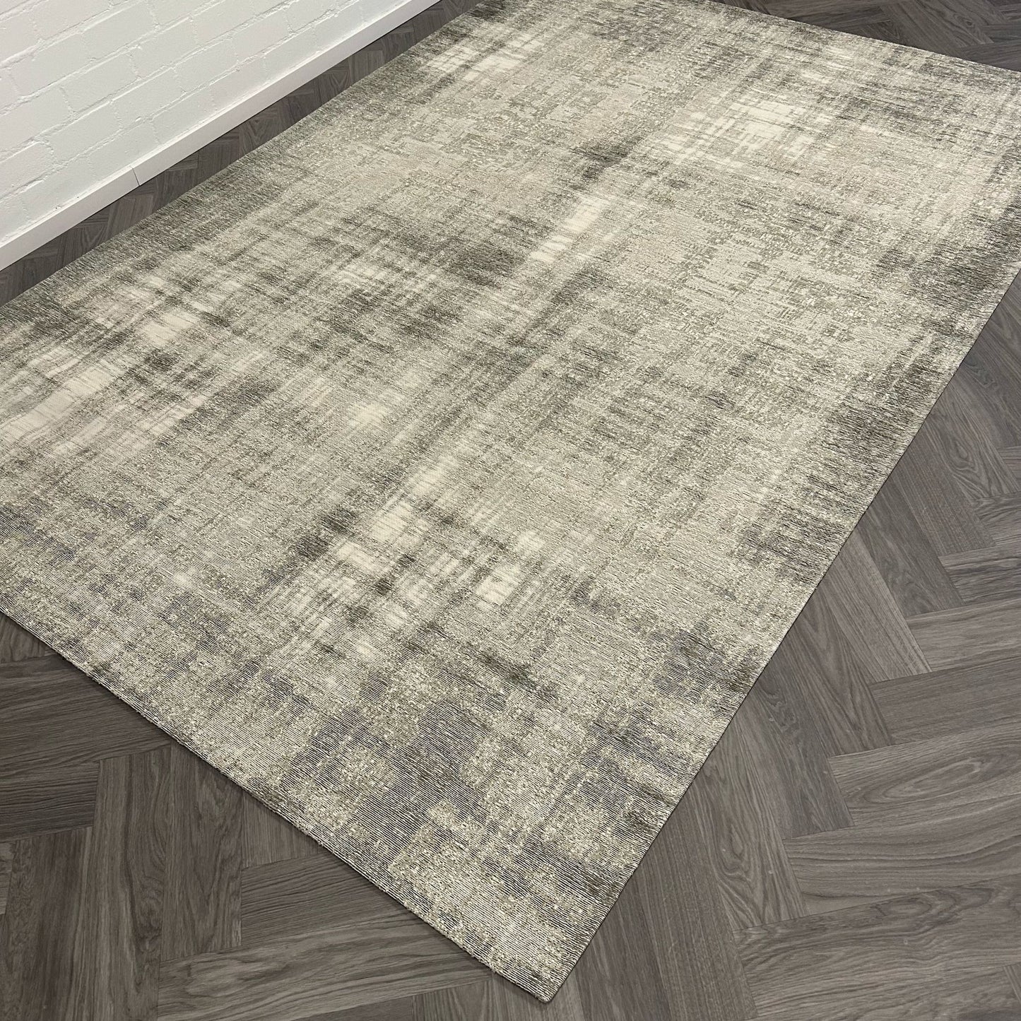 Brinker Grunge Silver Vloerkleed - 170x225cm