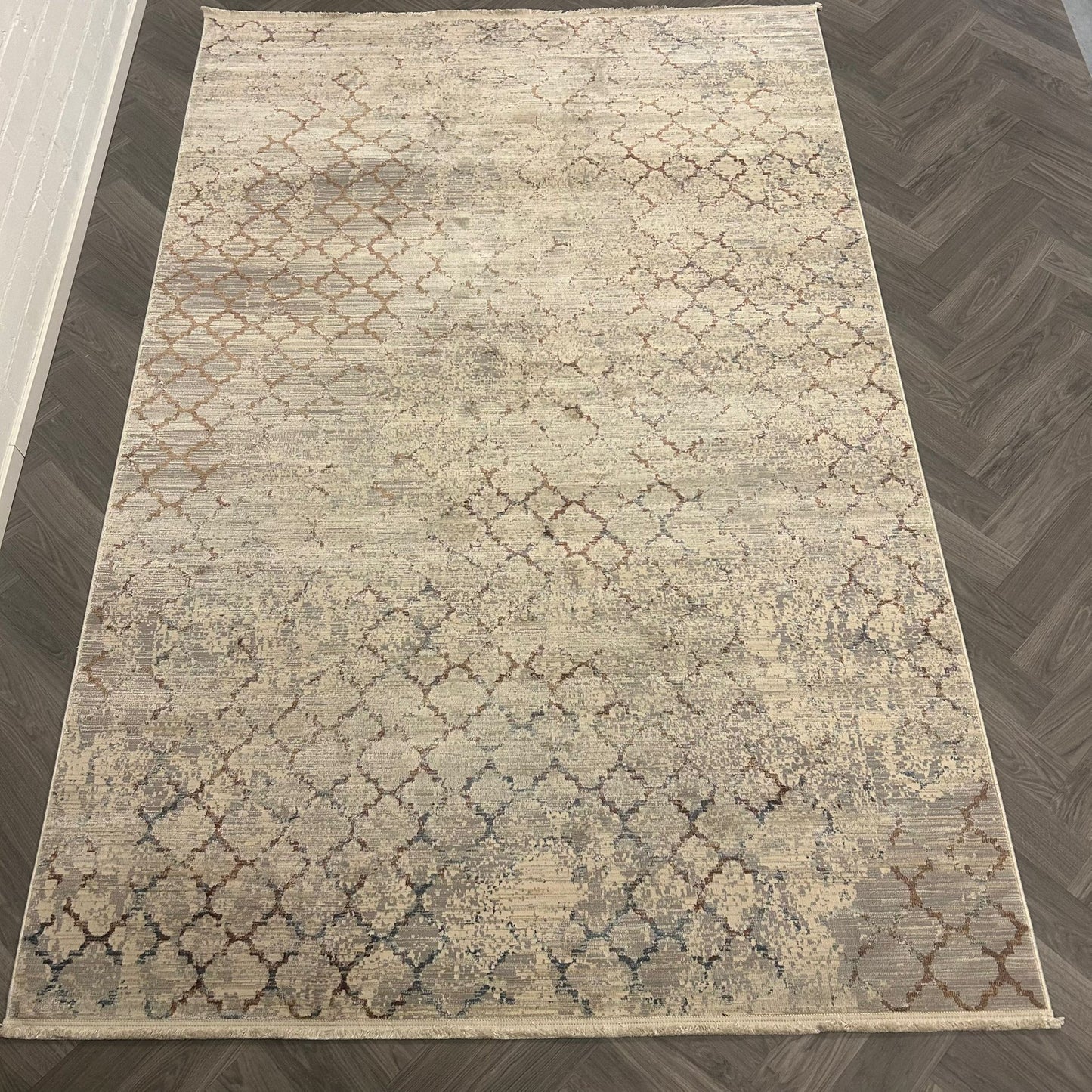 Brinker Himalaya 878 grey/beige Vloerkleed - 200x300cm