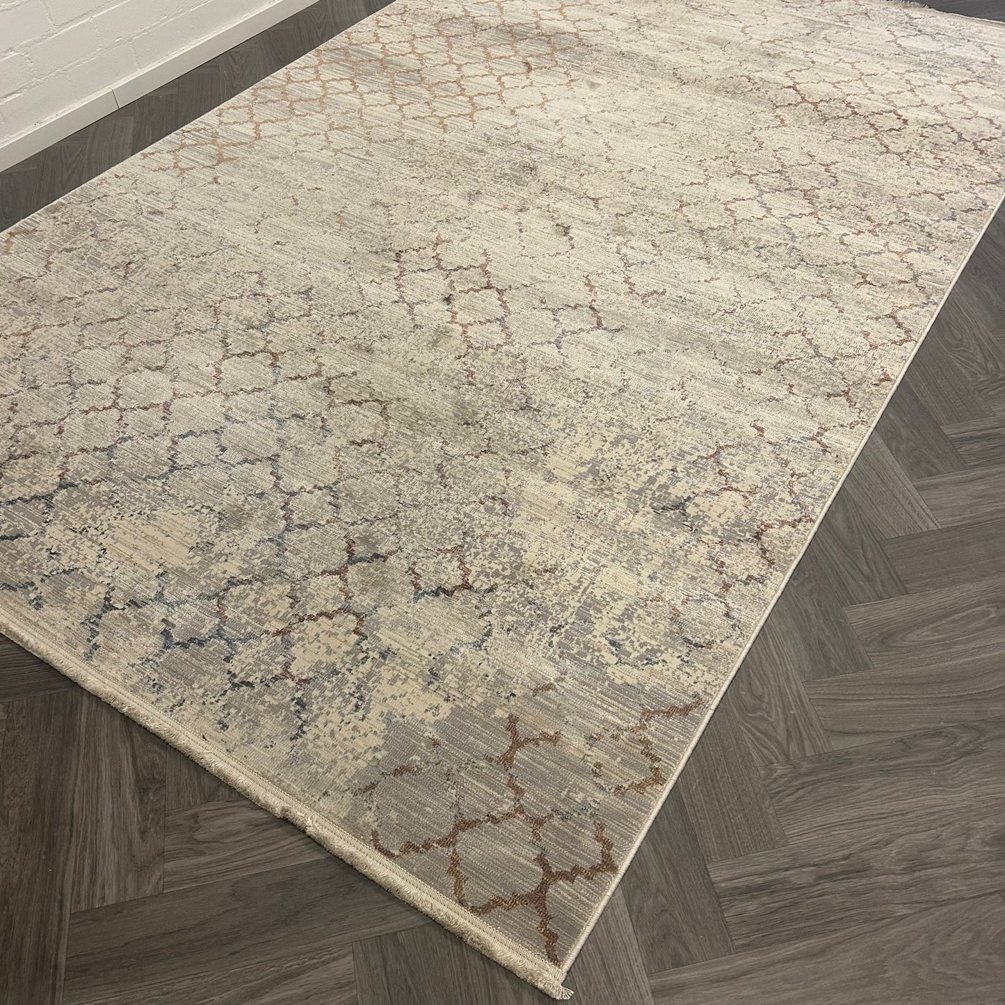 Brinker Himalaya 878 grey/beige Vloerkleed - 200x300cm