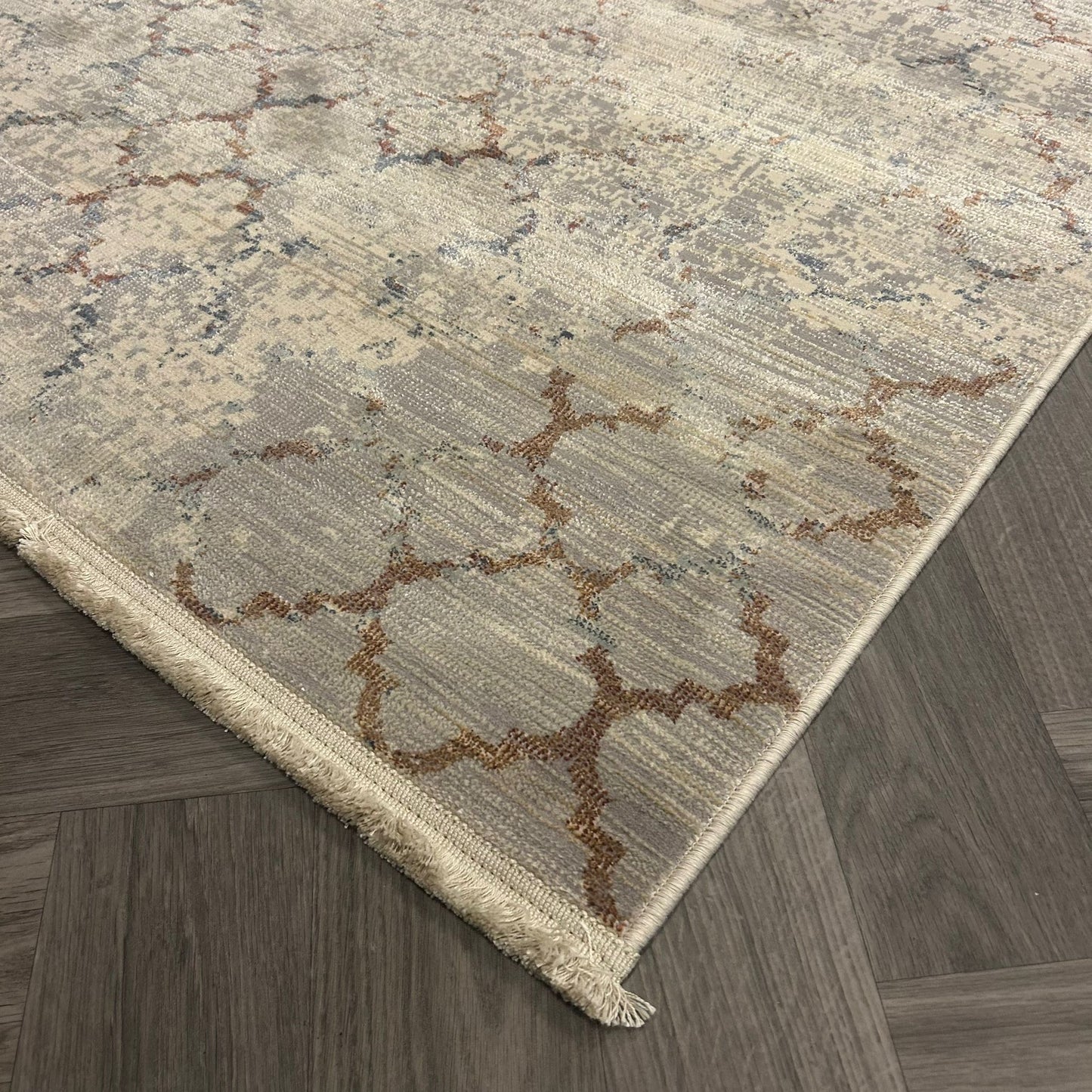 Brinker Himalaya 878 grey/beige Vloerkleed - 200x300cm