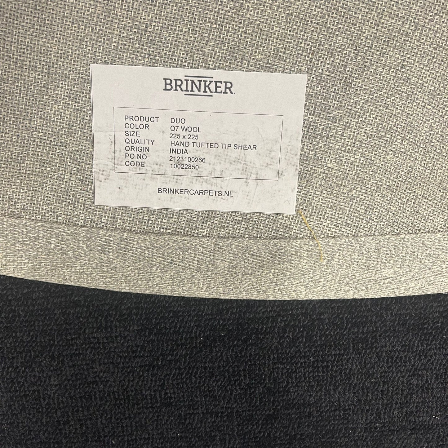 Brinker Duo Q7 Vloerkleed - 225x225cm