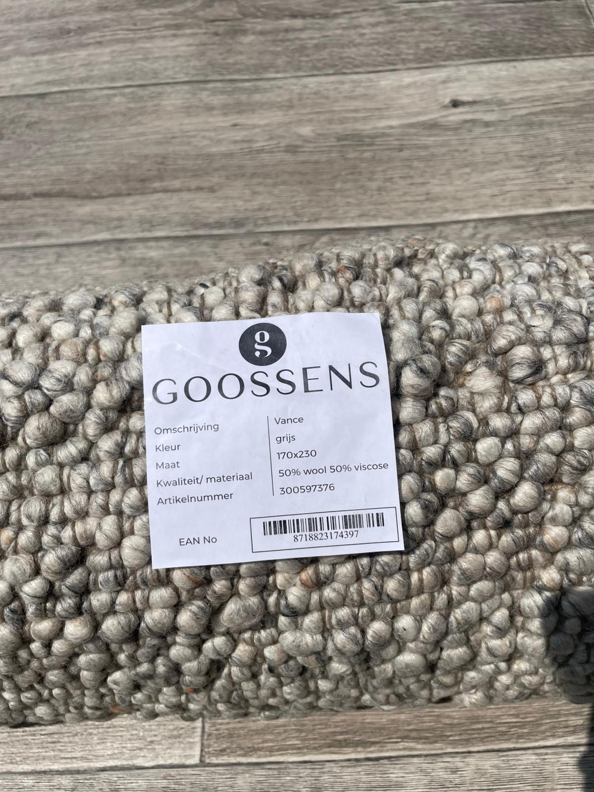 Brinker Goossens Vance Grijs Vloerkleed - 170x230cm