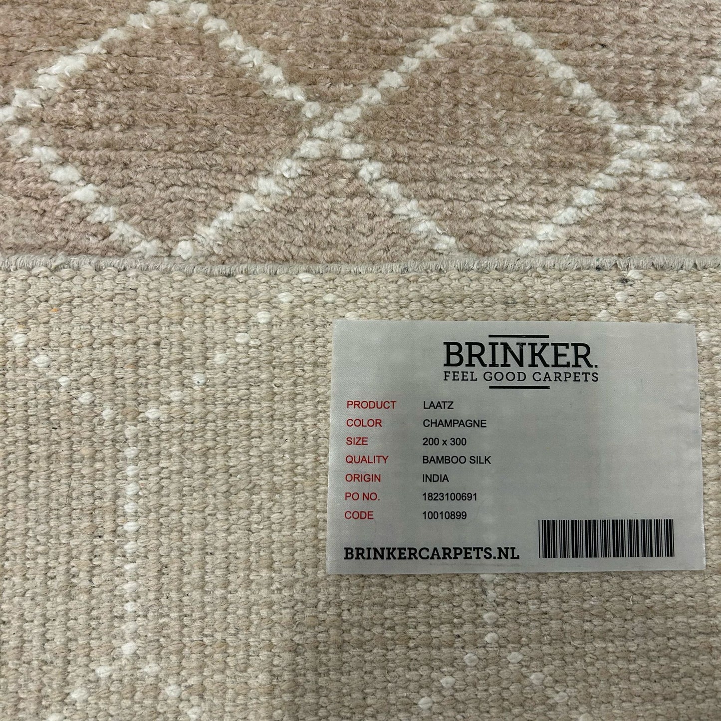 Brinker - Laatz - Champagne - 200x300cm