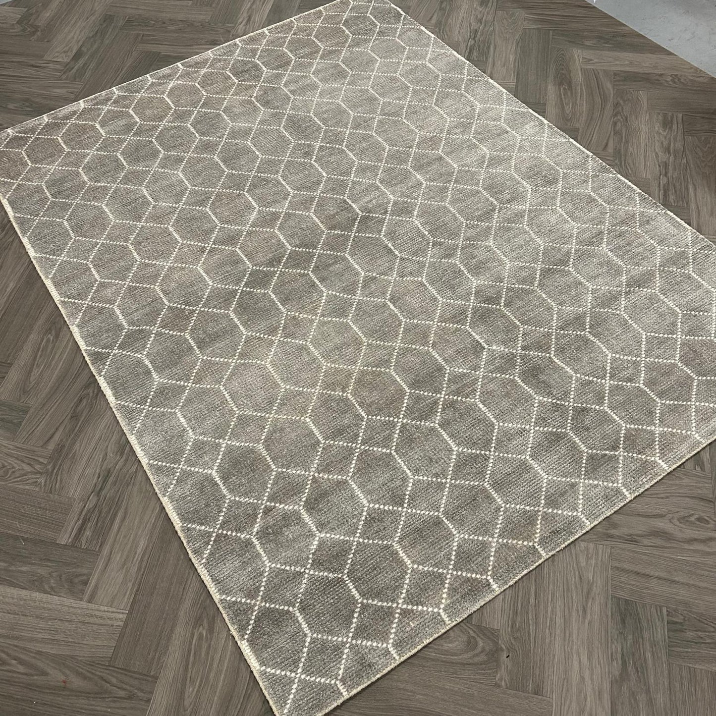 Brinker Laatz Grey Vloerkleed - 240x340cm