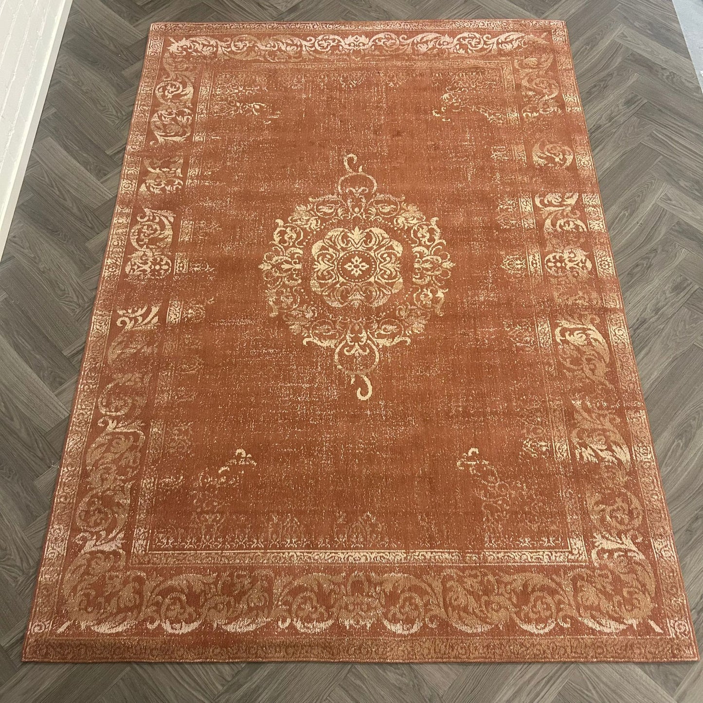 Brinker Medallion Terra Vloerkleed - 200x290cm