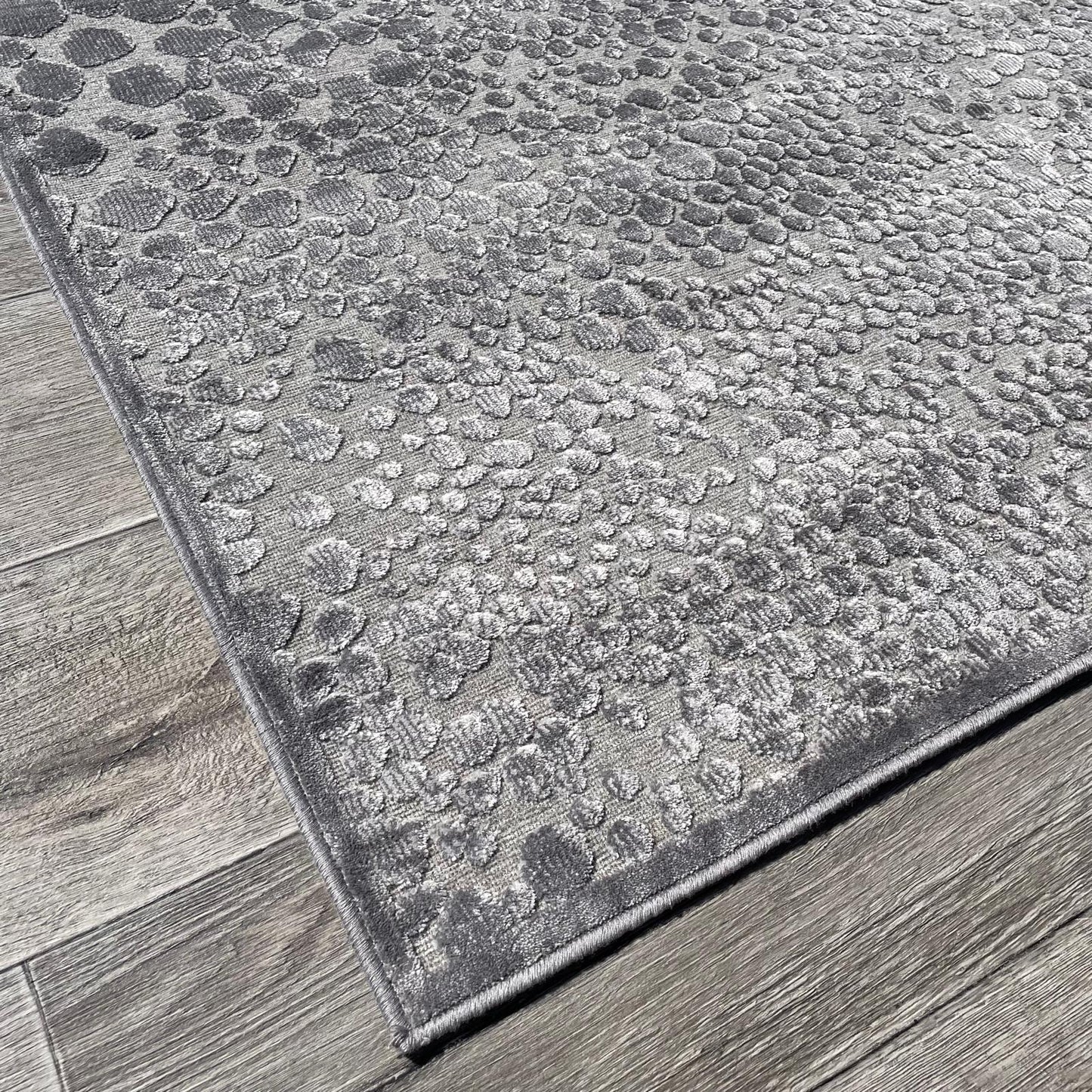 Brinker Onyx Dessin 880 Grey Silver Vloerkleed - 160x230cm