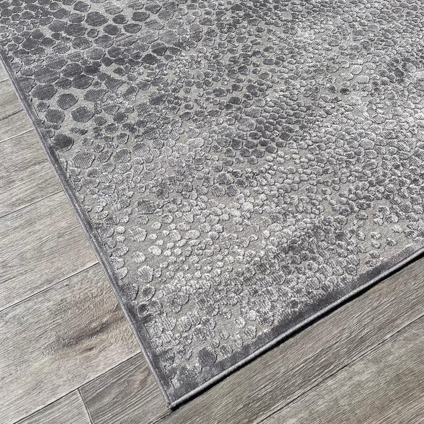 Brinker Onyx Dessin 880 Grey Silver Vloerkleed - 160x230cm