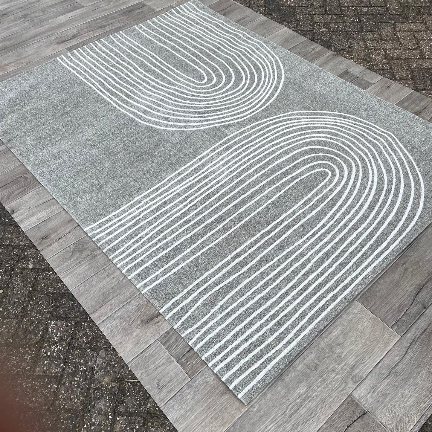 Brinker Retro Collection Curzo Stone Vloerkleed - 170x230cm