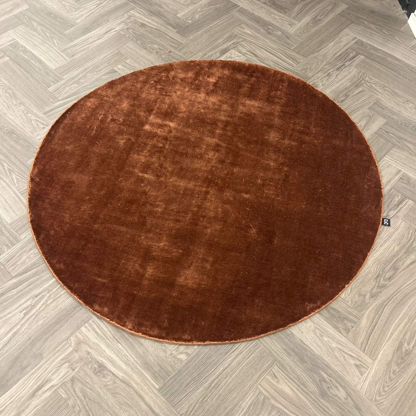 Brinker Goossens Russel Terra Vloerkleed - 160x160cm