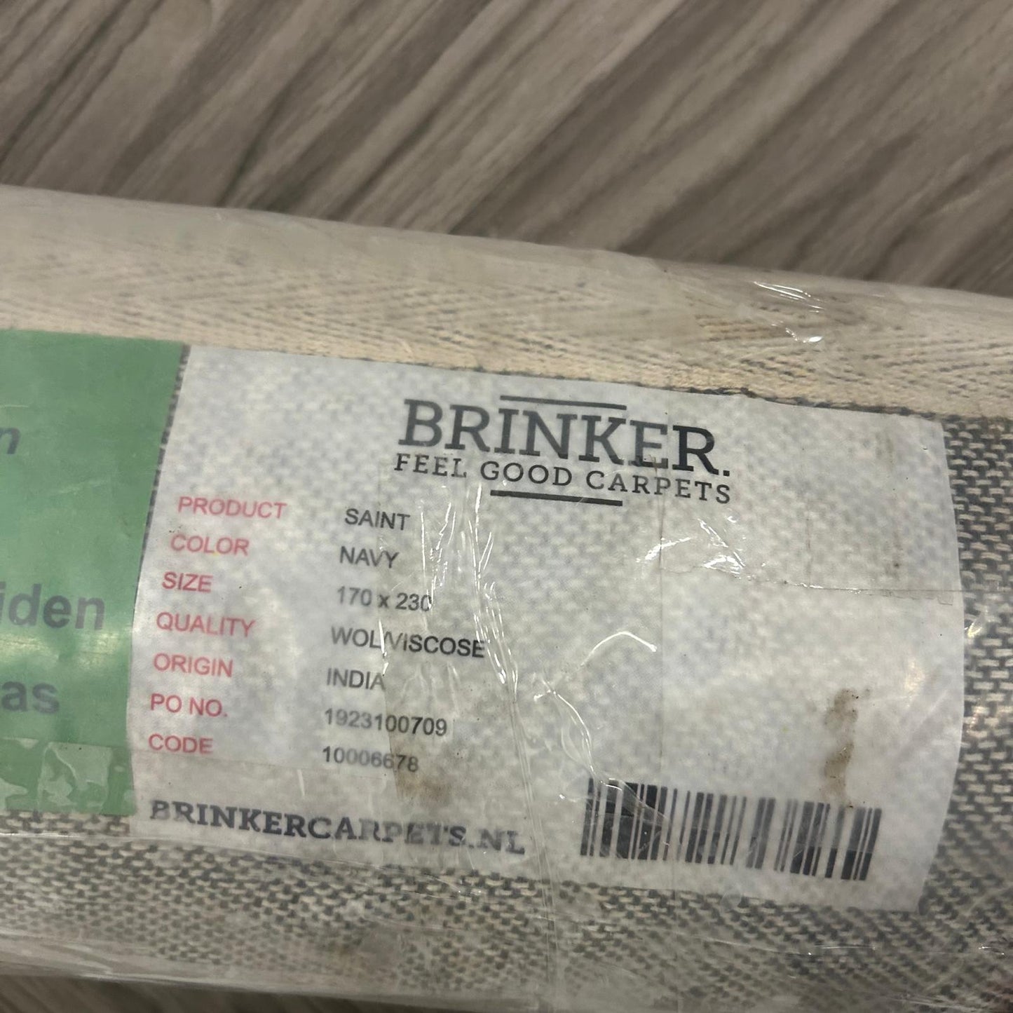 Brinker Saint Navy Vloerkleed - 170x230cm