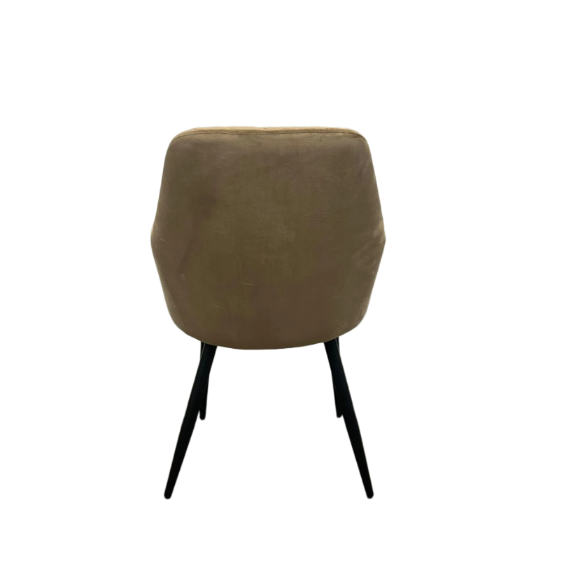 Eetkamerstoel - Maison - Beige - Velvet
