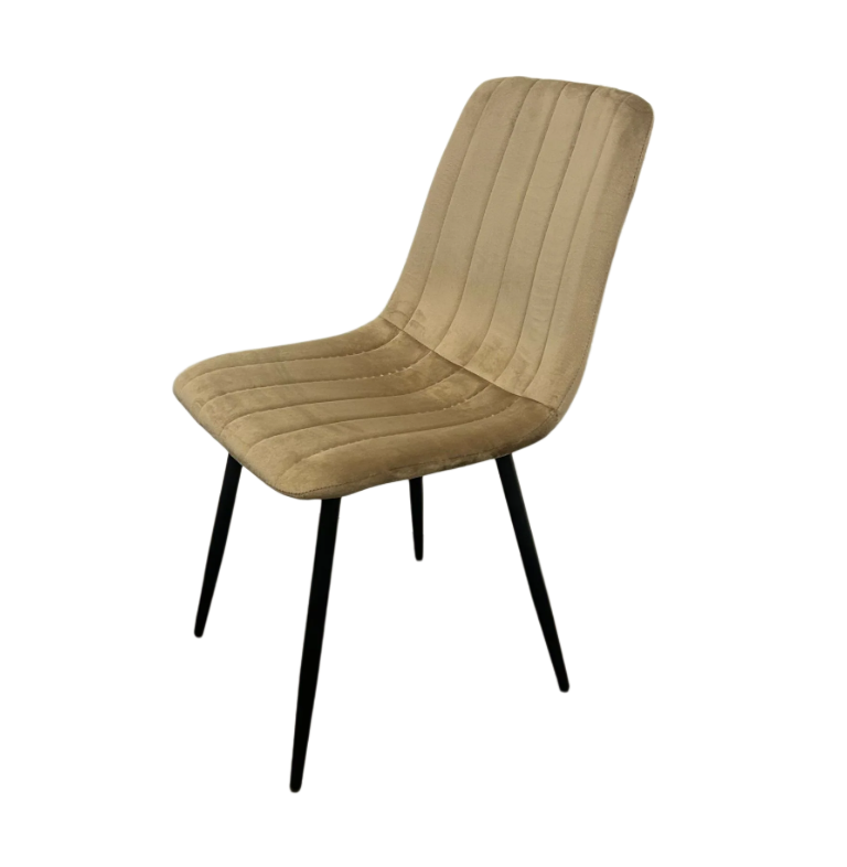 Eetkamerstoel - Nova - Beige - Velvet