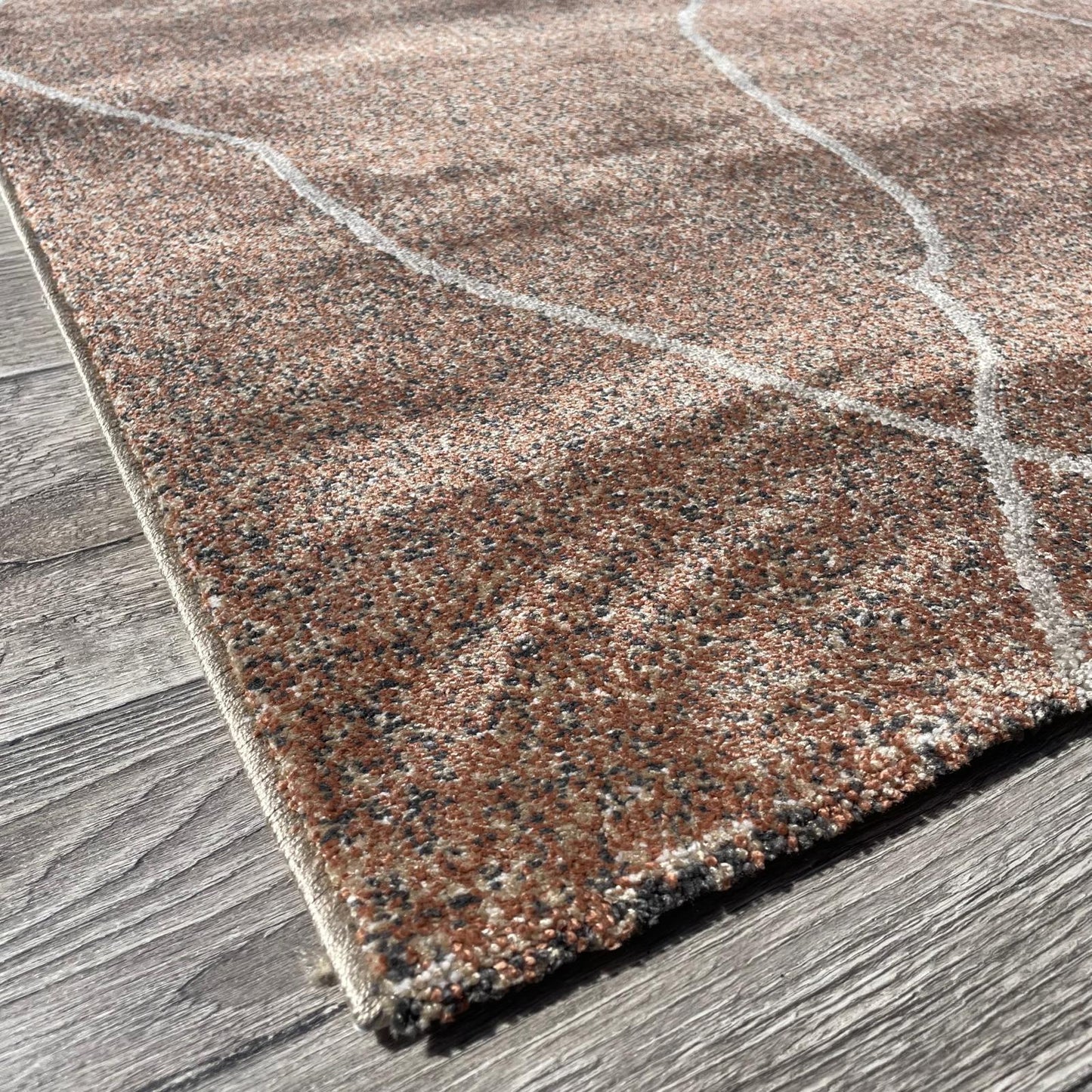 Brinker Touch 118 Brown Stone Ivory Vloerkleed - 160x230cm