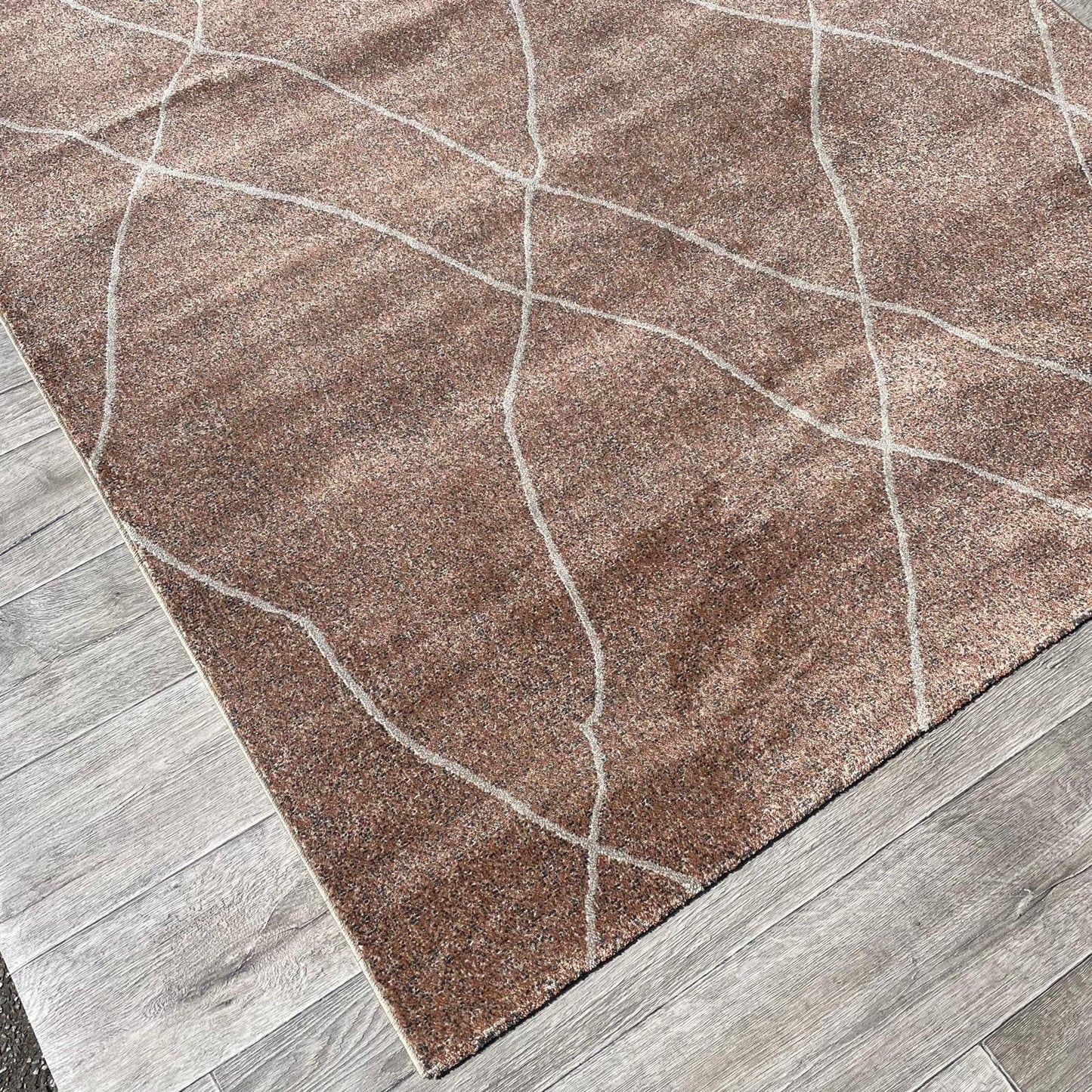 Brinker Touch 118 Brown Stone Ivory Vloerkleed - 160x230cm