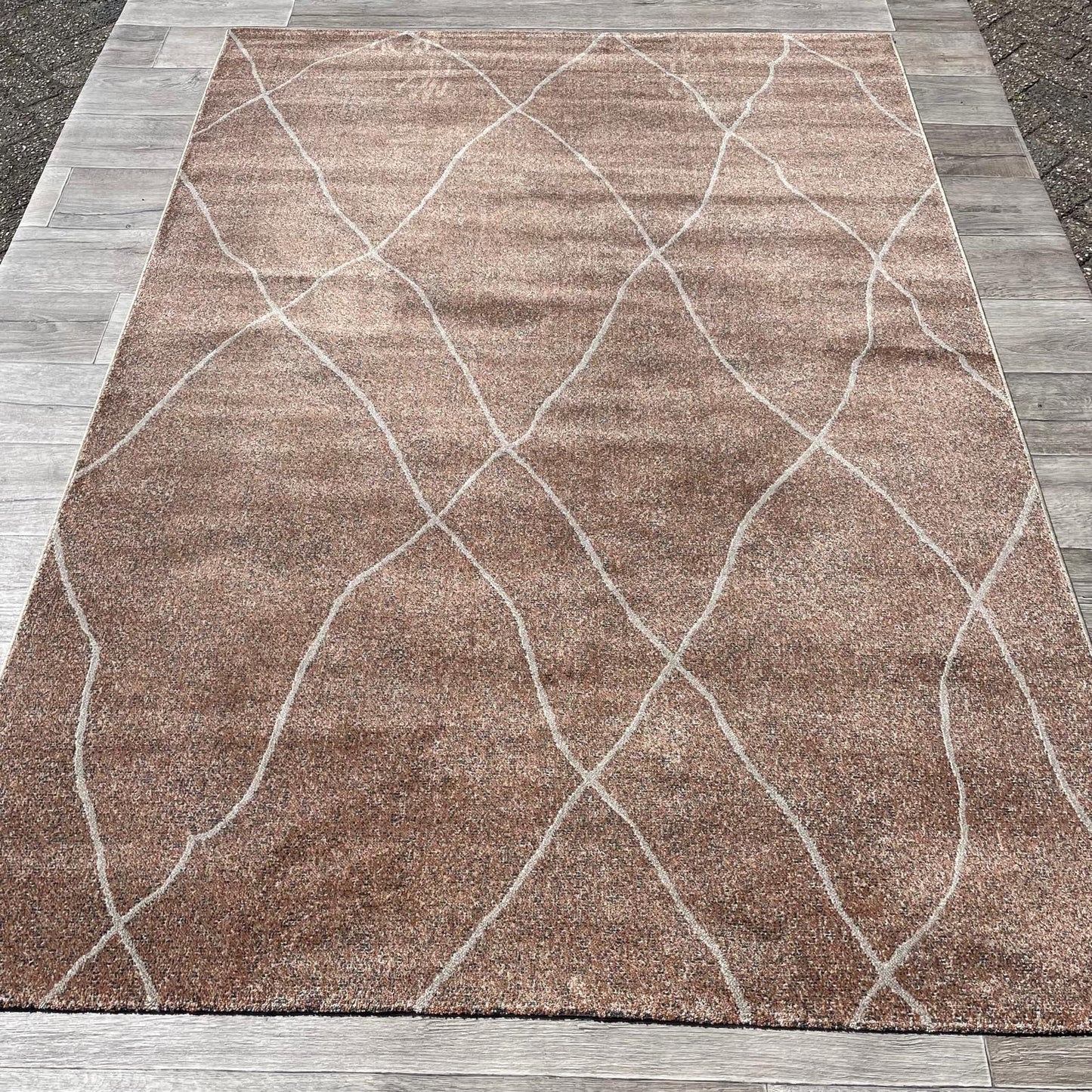 Brinker Touch 118 Brown Stone Ivory Vloerkleed - 160x230cm