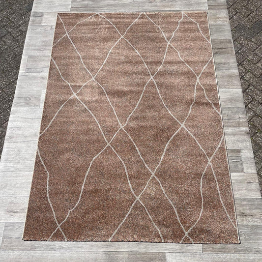 Brinker Touch 118 Brown Stone Ivory Vloerkleed - 160x230cm