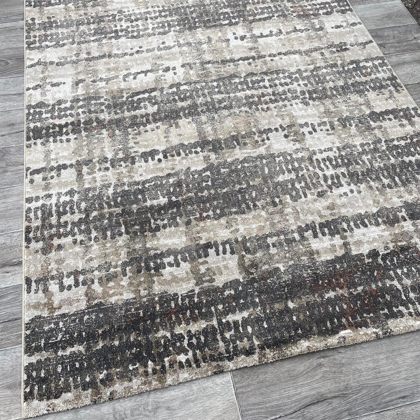 Brinker Touch Tara 106 Brown Stone Ivory Vloerkleed - 160x230cm