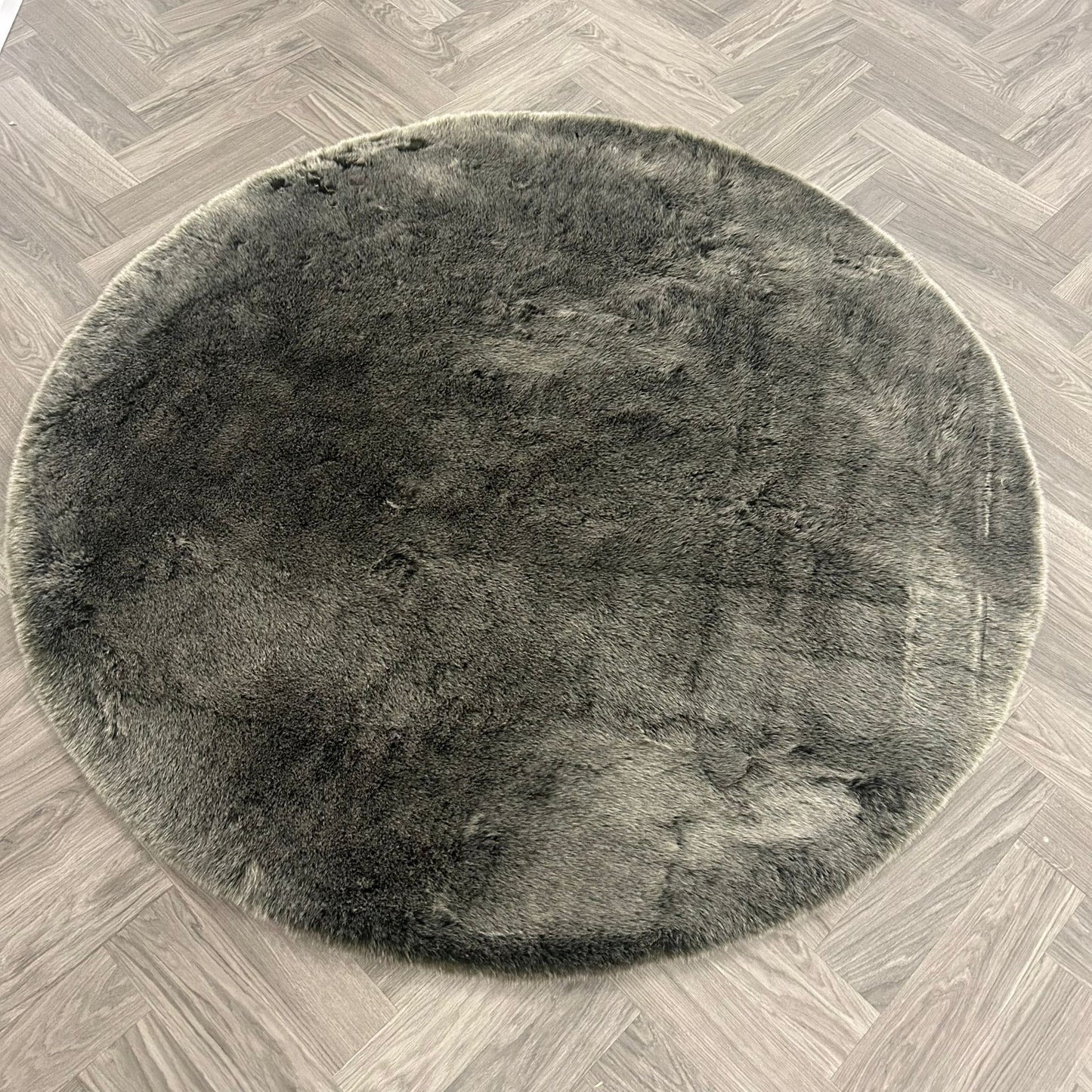 Brinker Fluffy Anthracite - 180x180cm