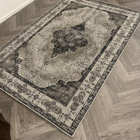 Brinker Retro Charcoal Vloerkleed - 160x240cm