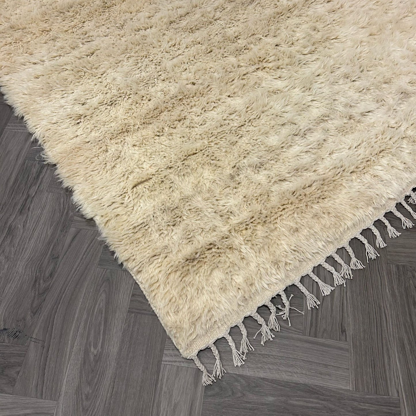 Brinker Afghano White Natural Vloerkleed - 200x300cm