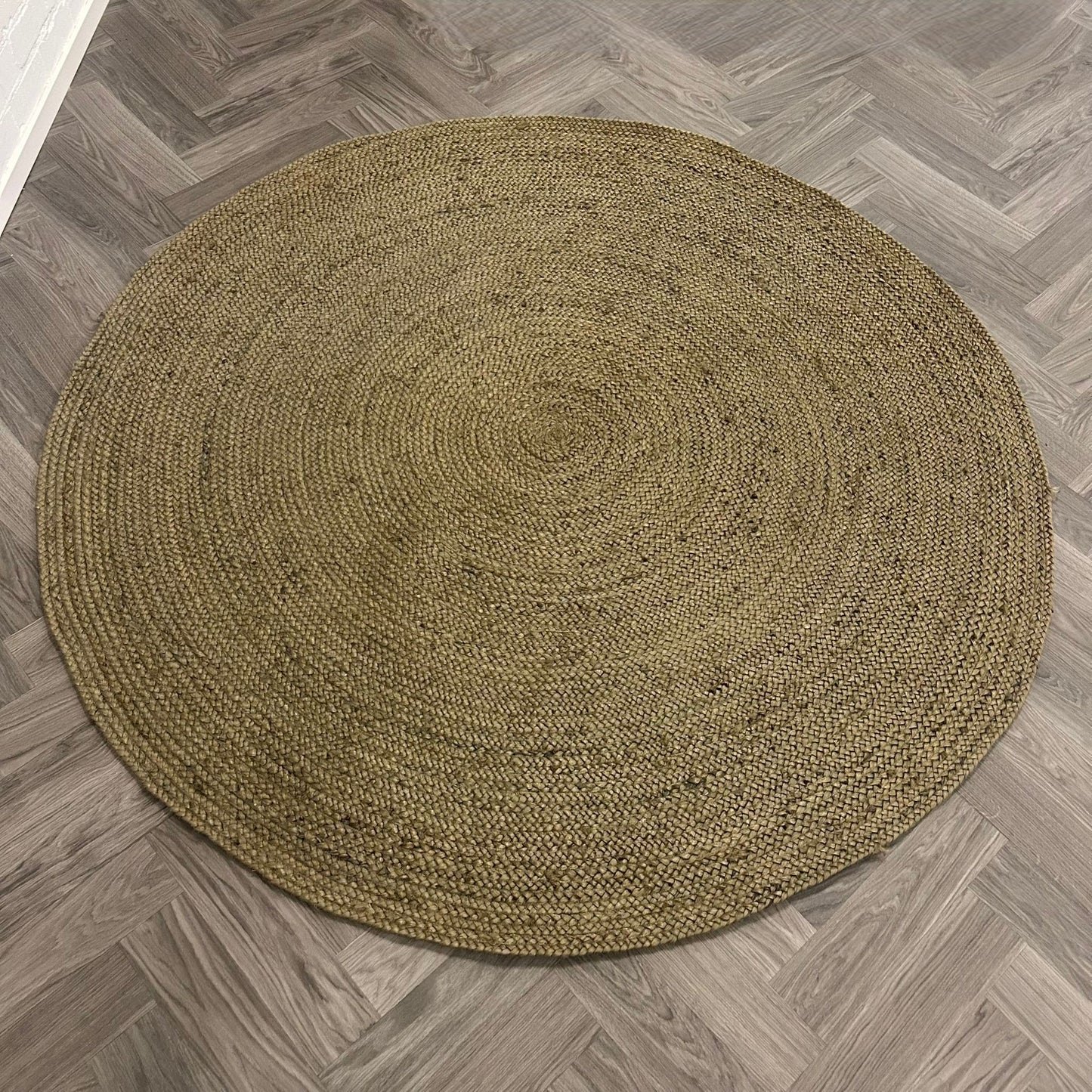 Brinker Circle 6 Olive Vloerkleed - 200x200cm