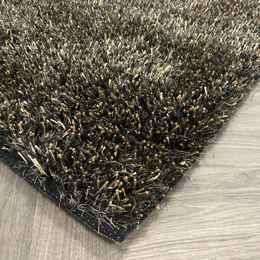 Brinker Comfort Black Brown Vloerkleed - 200x200cm