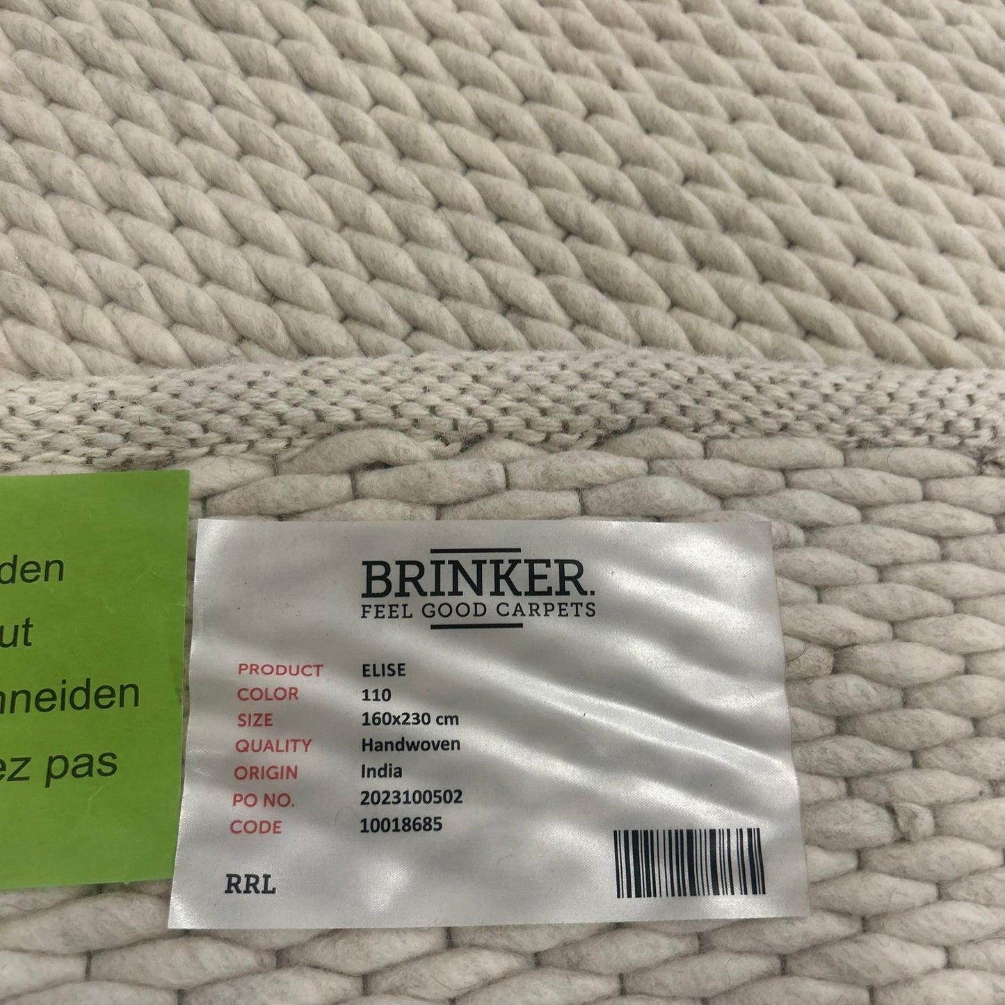 Brinker Elise Monopoli 110 Vloerkleed - 160x230cm
