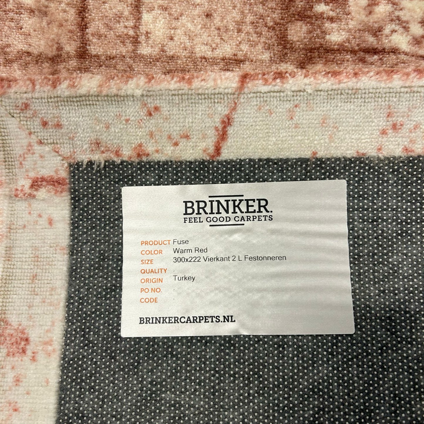 Brinker Floorganic - Warm Red - 220x300cm