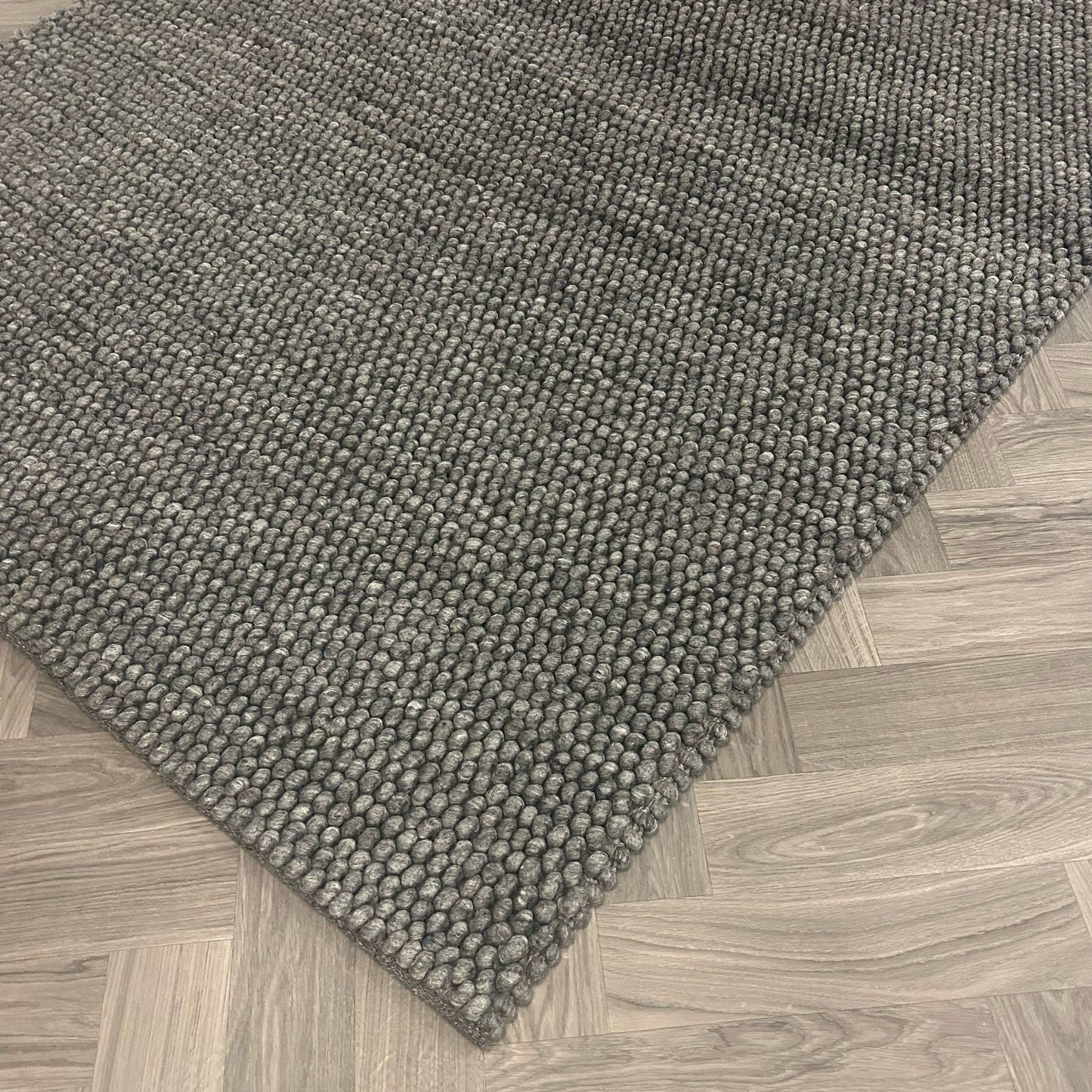 Brinker Goossens Sebas Donkergrijs Vloerkleed - 170x230cm