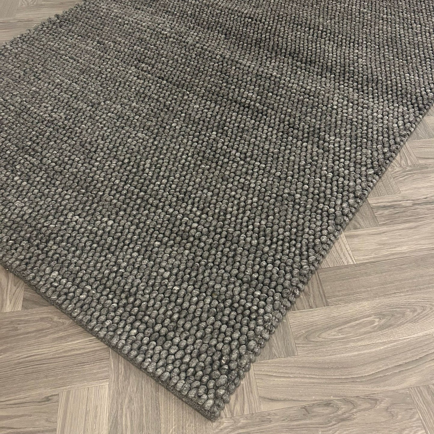 Brinker Goossens Sebas Donkergrijs Vloerkleed - 170x230cm