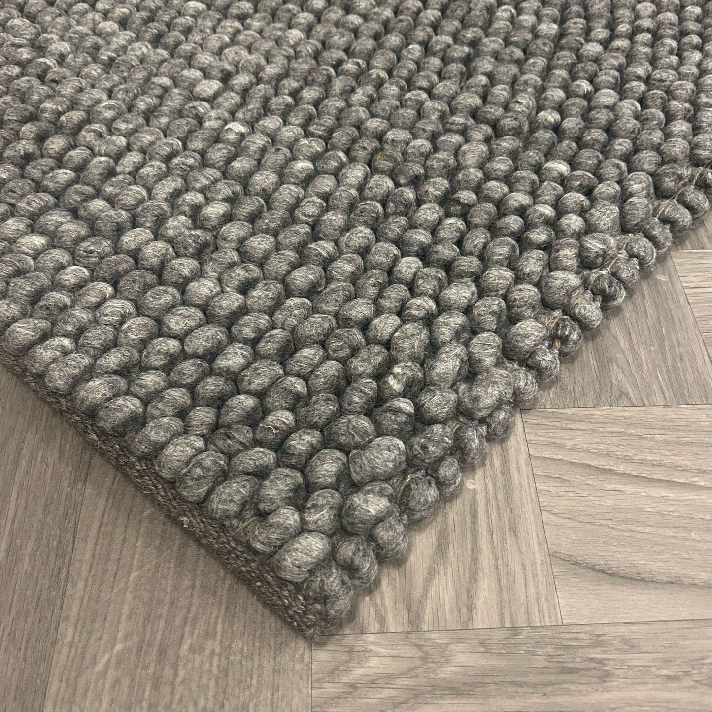 Brinker Goossens Sebas Donkergrijs Vloerkleed - 170x230cm