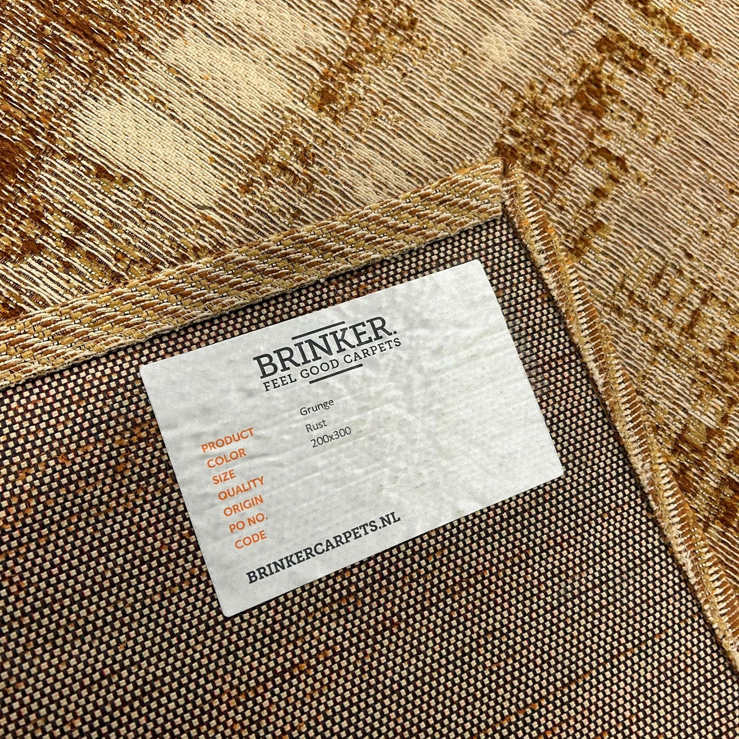 Brinker Feelgood Grunge - Rust - 200x300cm