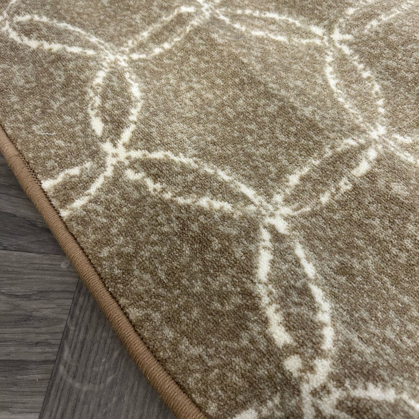 Brinker Connection Balanced Beige Vloerkleed - 195x195cm