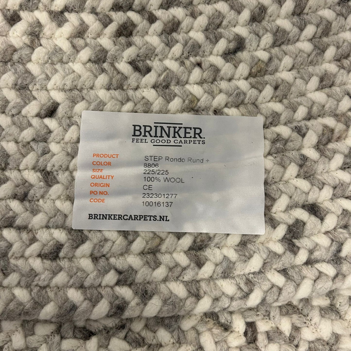 Brinker Step Rondo 8806 Vloerkleed - 225x225cm