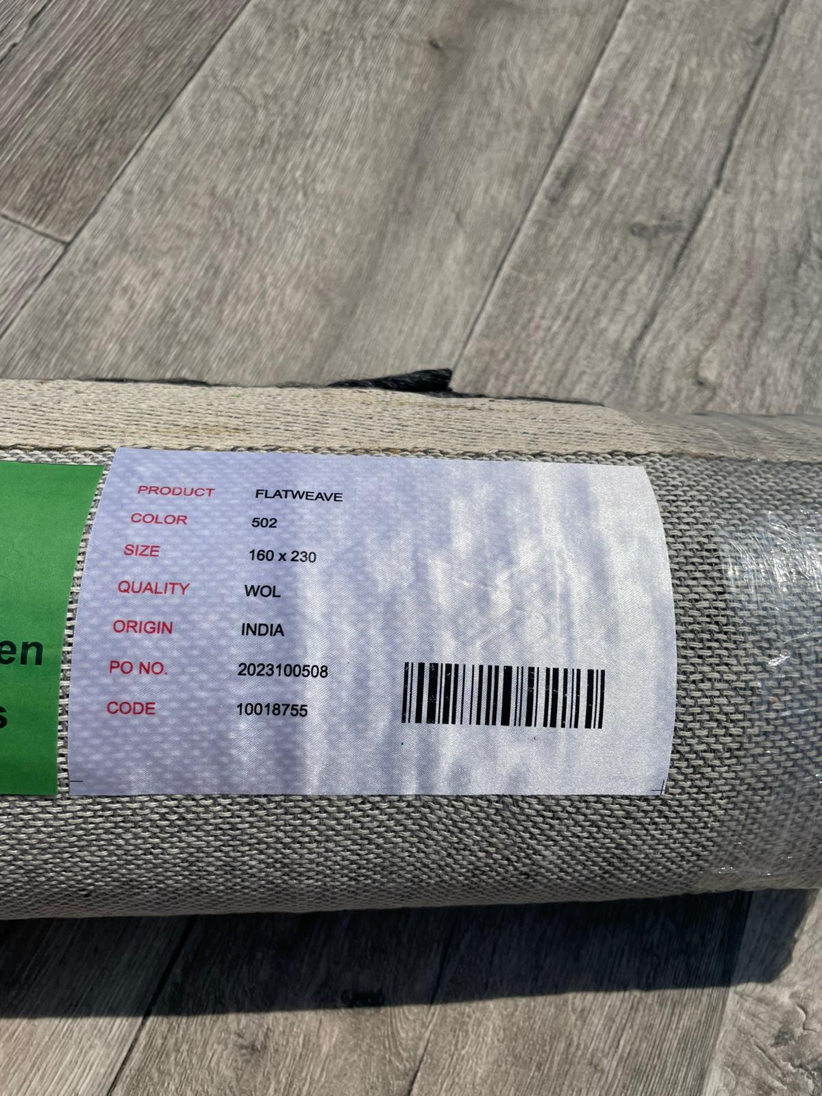 Brinker Flatweave 502 Vloerkleed - 160x230cm