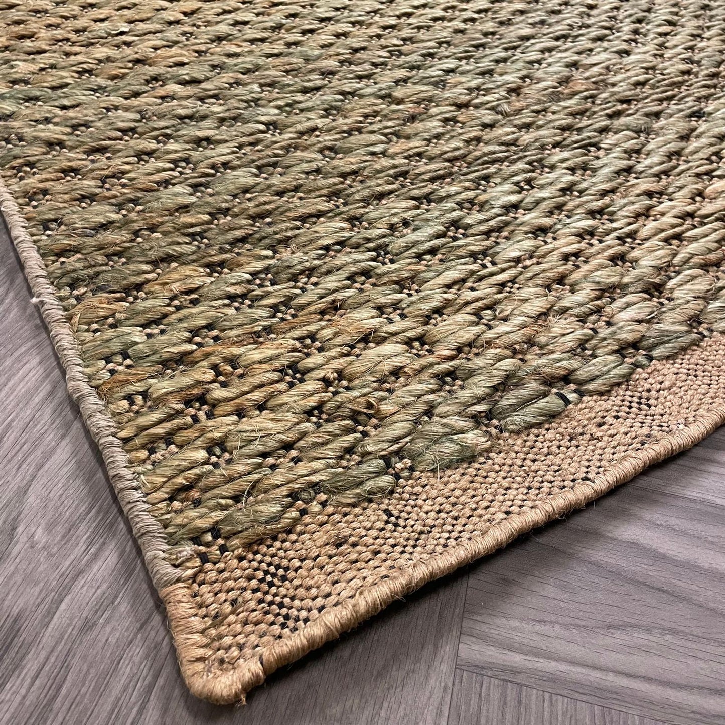 Brinker Carpets Jute Crowd Forest Green Vloerkleed - 160x230cm