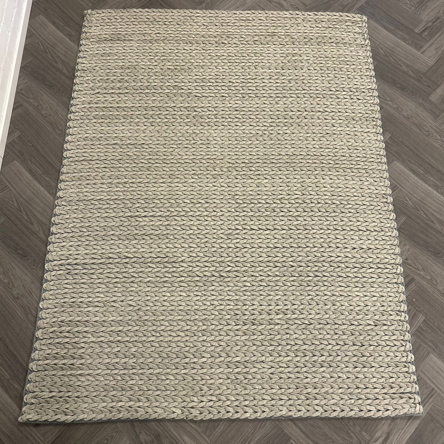 Brinker Kabel Grey Vloerkleed - 170x230cm