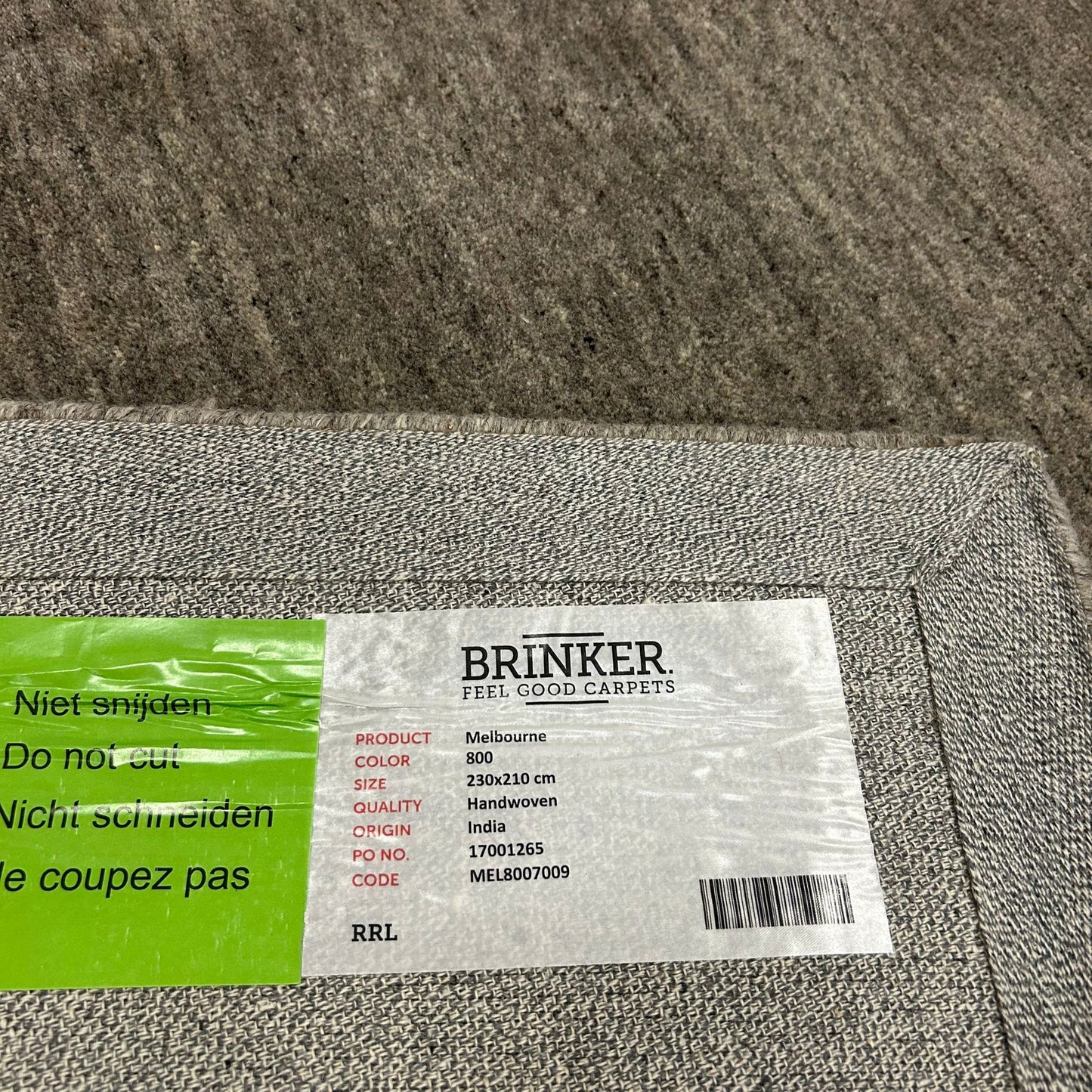 Brinker Melbourne 800 Vloerkleed - 230x210cm