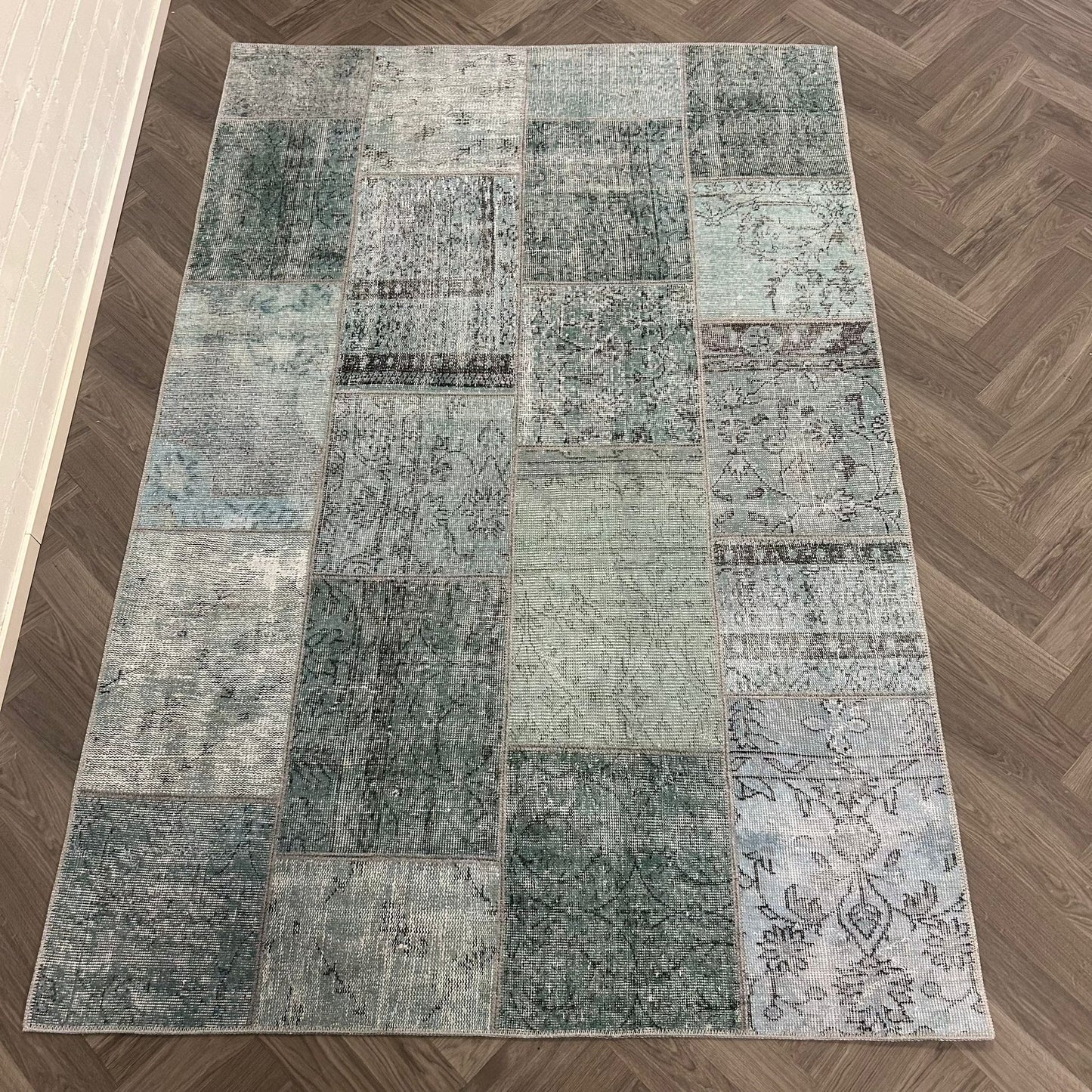 Brinker Estate Patchwork Green/Blue - 190x290cm