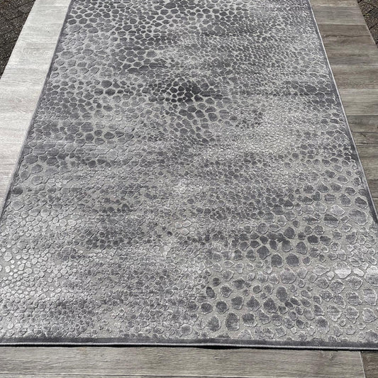Brinker Onyx Dessin 880 Grey Silver Vloerkleed - 160x230cm