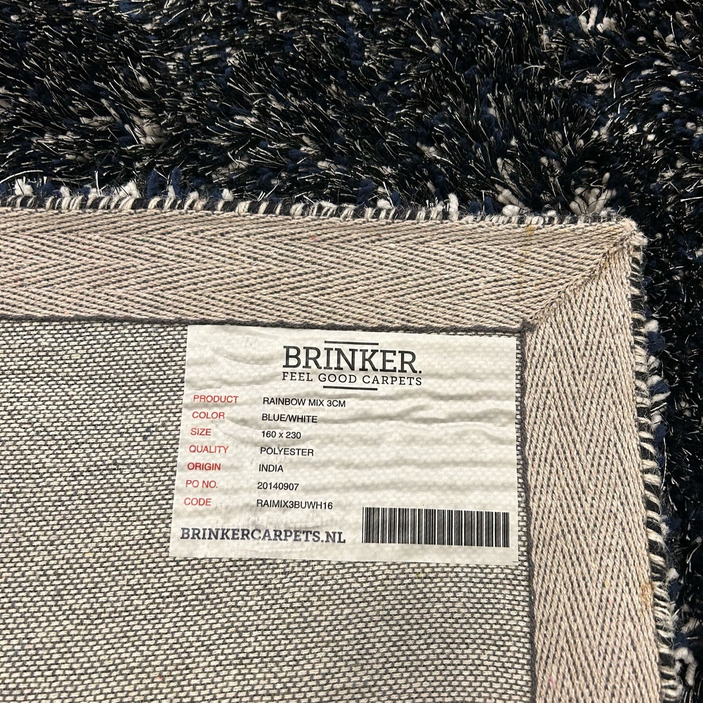 Brinker - Rainbow - Blue White - 160x230cm