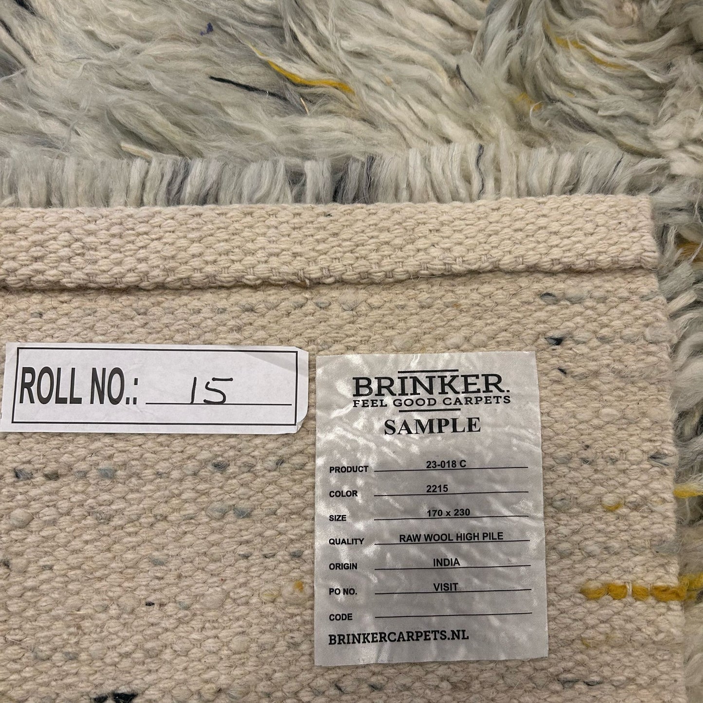 Brinker - Raw Wool - 2215 - 170x230cm