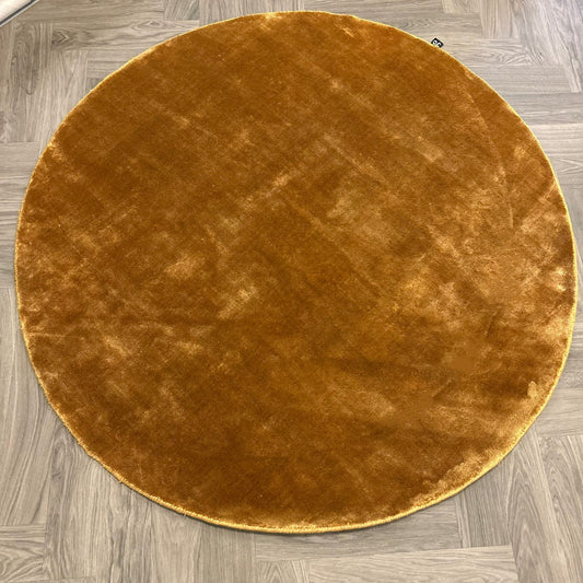 Brinker Goossens Russel Goud Vloerkleed - 160x160cm