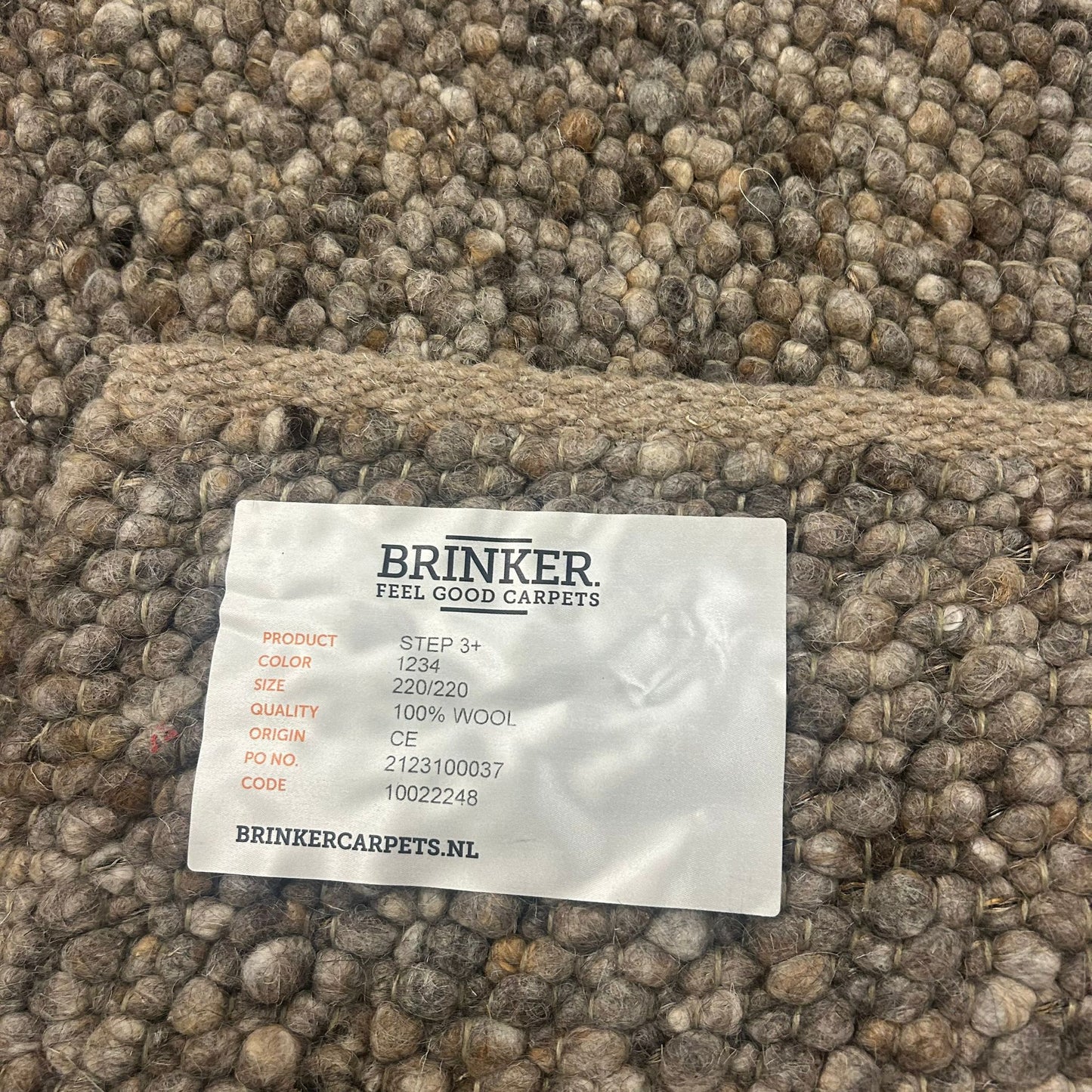 Brinker Step 3 Tone 1234 Vloerkleed - 220x220cm
